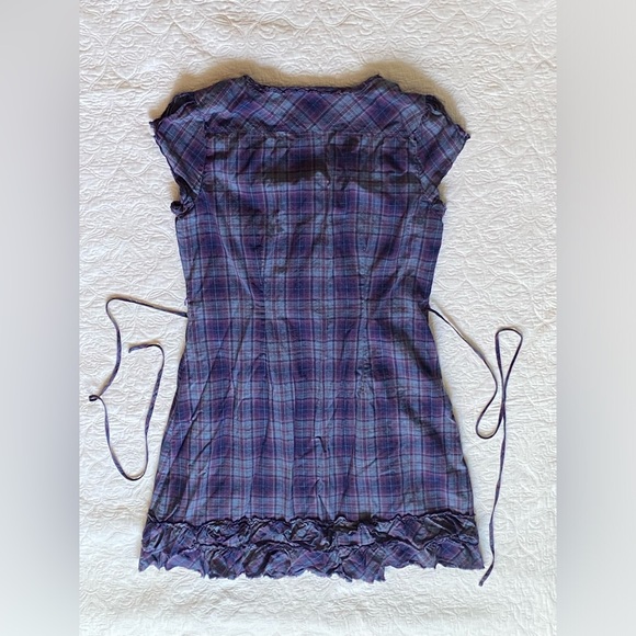 Converse Plaid wrap dress - Picture 4 of 16